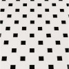 Metro Octagon Matte White and Black Porcelain Mosaic Tile