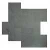 Montauk Black French Pattern 16 Sqft x 10 Kits 2 Inch Natural Cleft Paver