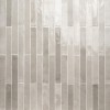 Flamenco 2x18 Whales Gray Brick Look Glossy Porcelain Tile