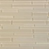 Nude Glass Mix 12x12 Random Strip Mosaic