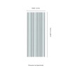 Folk Sky 7x16 Satin Porcelain Fluted Wall Tile