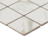 Platinum Calacatta Empire 2X2 Straight Joint Matte Porcelain Mosaic Tile