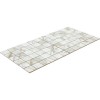 Platinum Magnolia 2X2 Straight Joint Matte Porcelain Mosaic Tile
