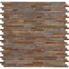 Rustic Creek Interlocking Backsplash Tile