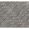 Silver Metal Interlocking Pattern Metal 