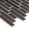 Silver Metal Interlocking Pattern Metal 