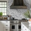 Cecily Lilac 12X12 Polished Marble Mosaic Floor Wall Tile