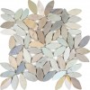 Spring Flower 12X12 Interlocking Designer Flat Collection Pebble Tile