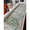 Spring Flower 12X12 Interlocking Designer Flat Collection Pebble Tile