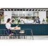 Tahiti Blue 2.5x8 Beveled Glass Subway Tile 