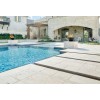 Tuscany Beige 12X24 Eased Edges Travertine Pool Coping