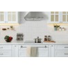 White and Gray Basketweave 11.81X11.81 6mm Matte Porcelain Mosaic Tile-2