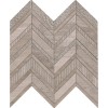 White Quarry Chevron 12x12 Pattern Marble Mosaic