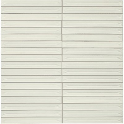 Artefino Vintage Pearl Pyramid 1/2X6 Glossy Mosaic Tile