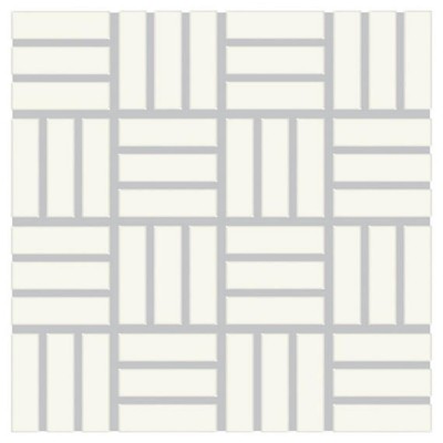 Color Wheel Arctic White 2X2 Matte Straight Joint Mosaic Tile