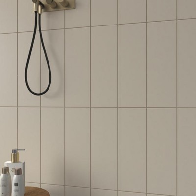Color Wheel Linear Urban Putty 4X16 Matte Wall Tile