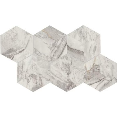 Divinium Zion Microban 8x9 Hexagon Matte Porcelain Tile