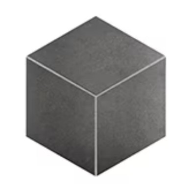 Emergent Titanium 3D Cube 12x22 Light Polished Porcelain Tile