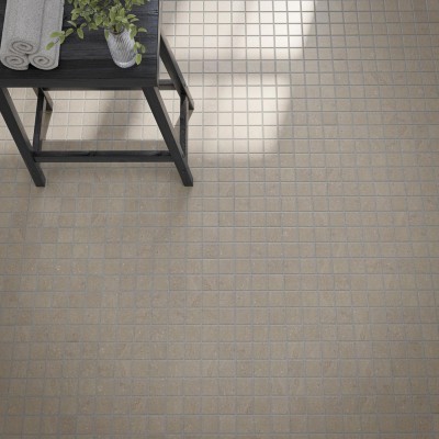 Platinum Dove 2X2 Straight Joint Matte Porcelain Mosaic Tile
