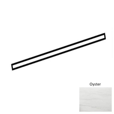 Platinum Oyster 1/2X12 Jolly Glossy Wall Tile Trim