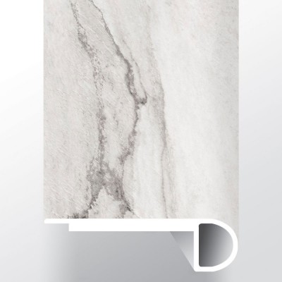 Trecento Quarzo Taj 2-3/4X94 Vinyl Flush Stair Nose