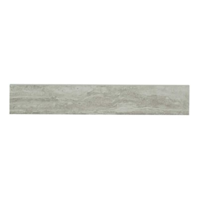 Veneto White 3X18 Polished Bullnose Porcelain Tile