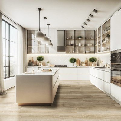Laurel Reserve Flaxen 9X48 Low Gloss Rigid Core Luxury Vinyl Tile