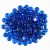Sapphire Blue Round 1.27 CM 10 LBS Crystal Reflective Fireglass