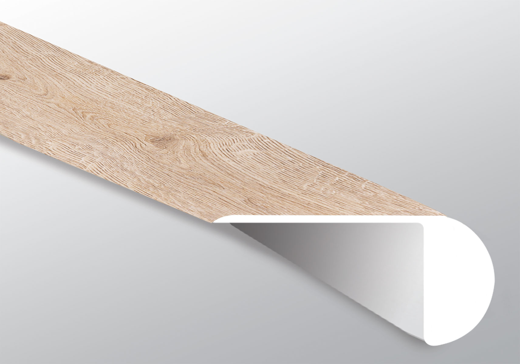 Daria Umber 2.23X94 Vinyl Overlapping Stair Nose