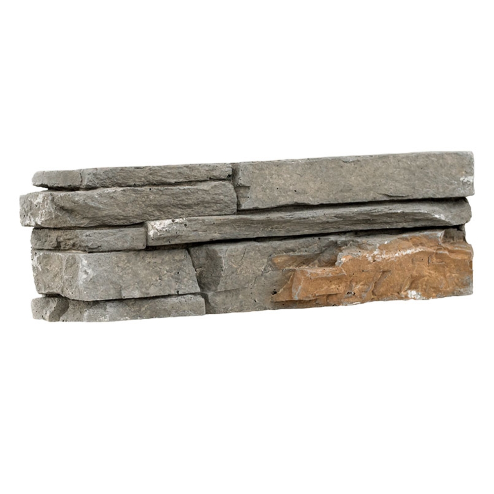 Terrado Denali Gray Natural Manufactured Stone Veneer Corner