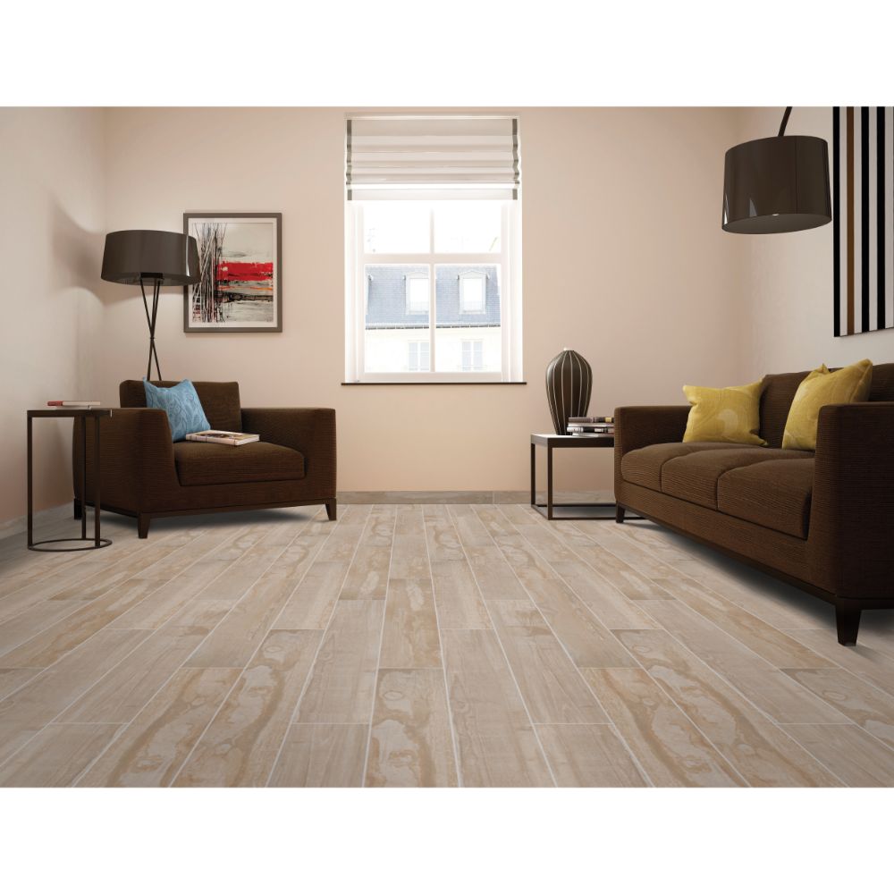 Eco Wood Copper 6X24 Matte Porcelain Tile