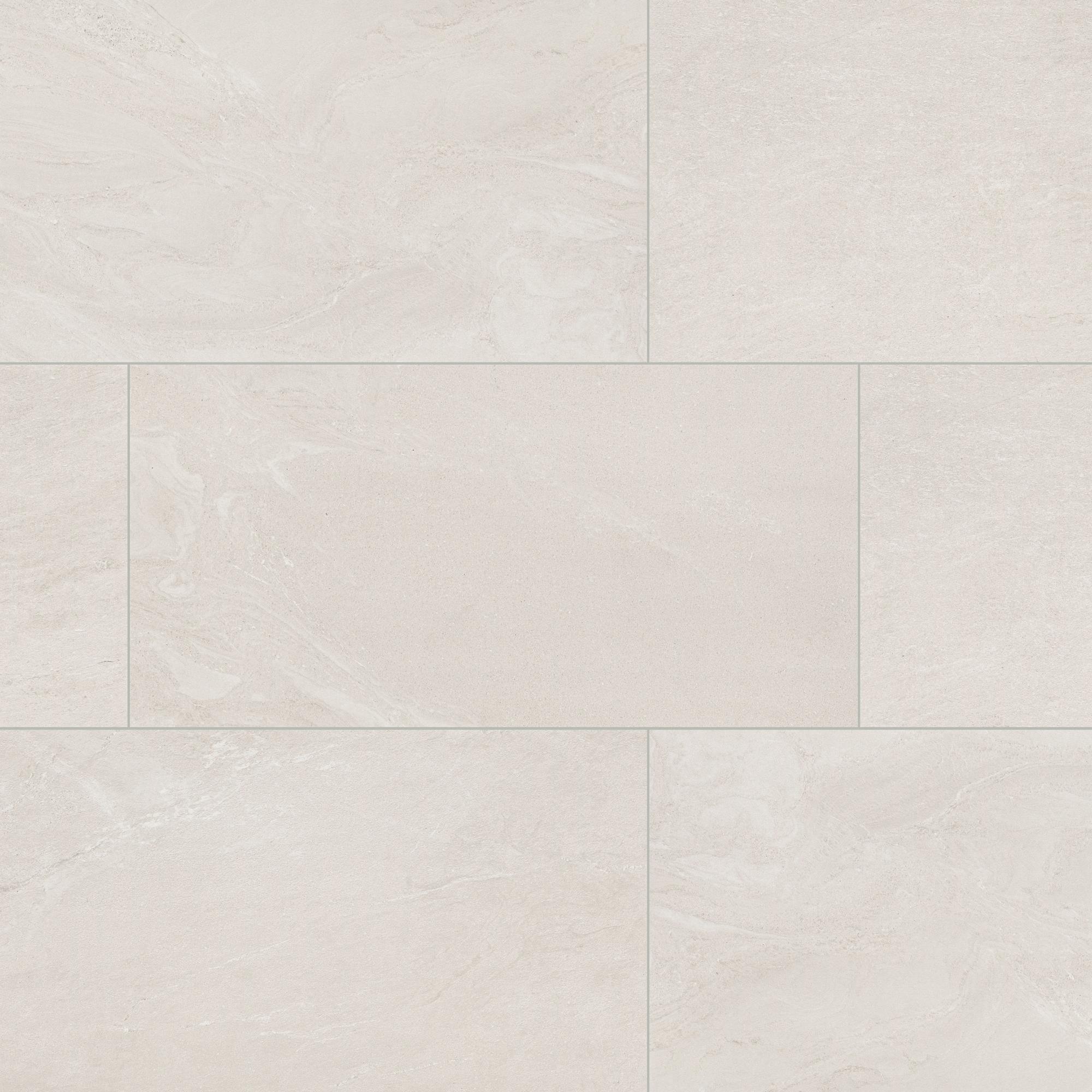 Elbe Alabaster 12x12 Lappato Porcelain Mosaic Floor and Wall Tile
