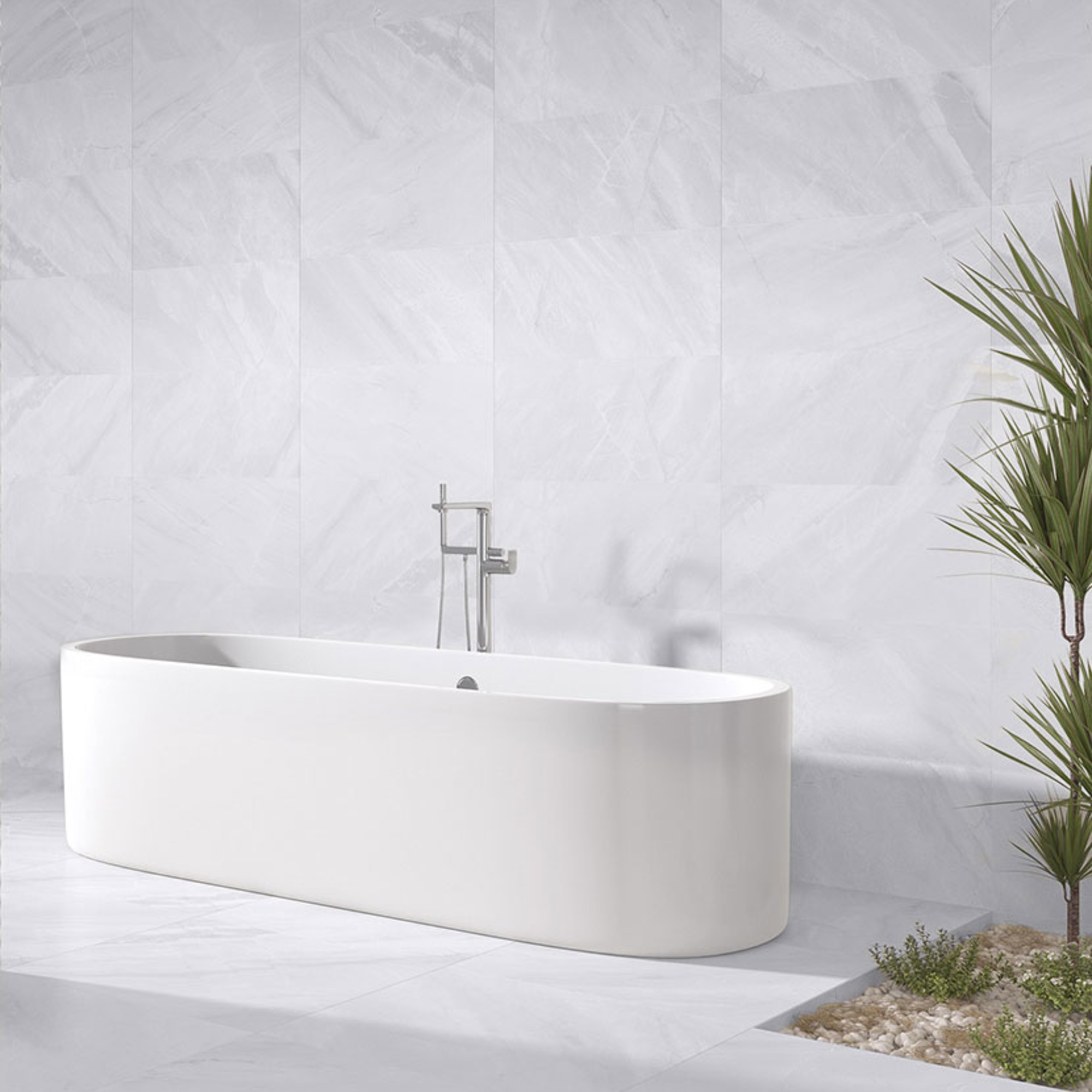 Adella Gris 18X18 Matte Porcelain Tile