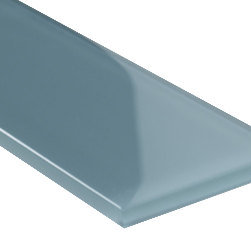 Harbor Gray 3x9 Backsplash Glass Subway Tile 