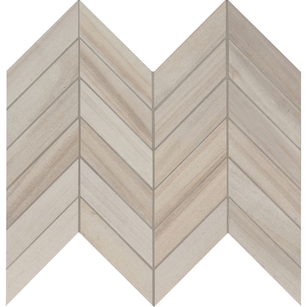 Havenwood Dove 12X15 Matte Chevron Mosaic