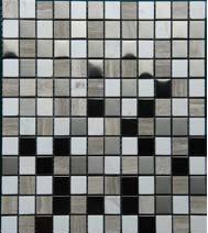 Siberian 1x1 Honed / Polished Blend Mosaic