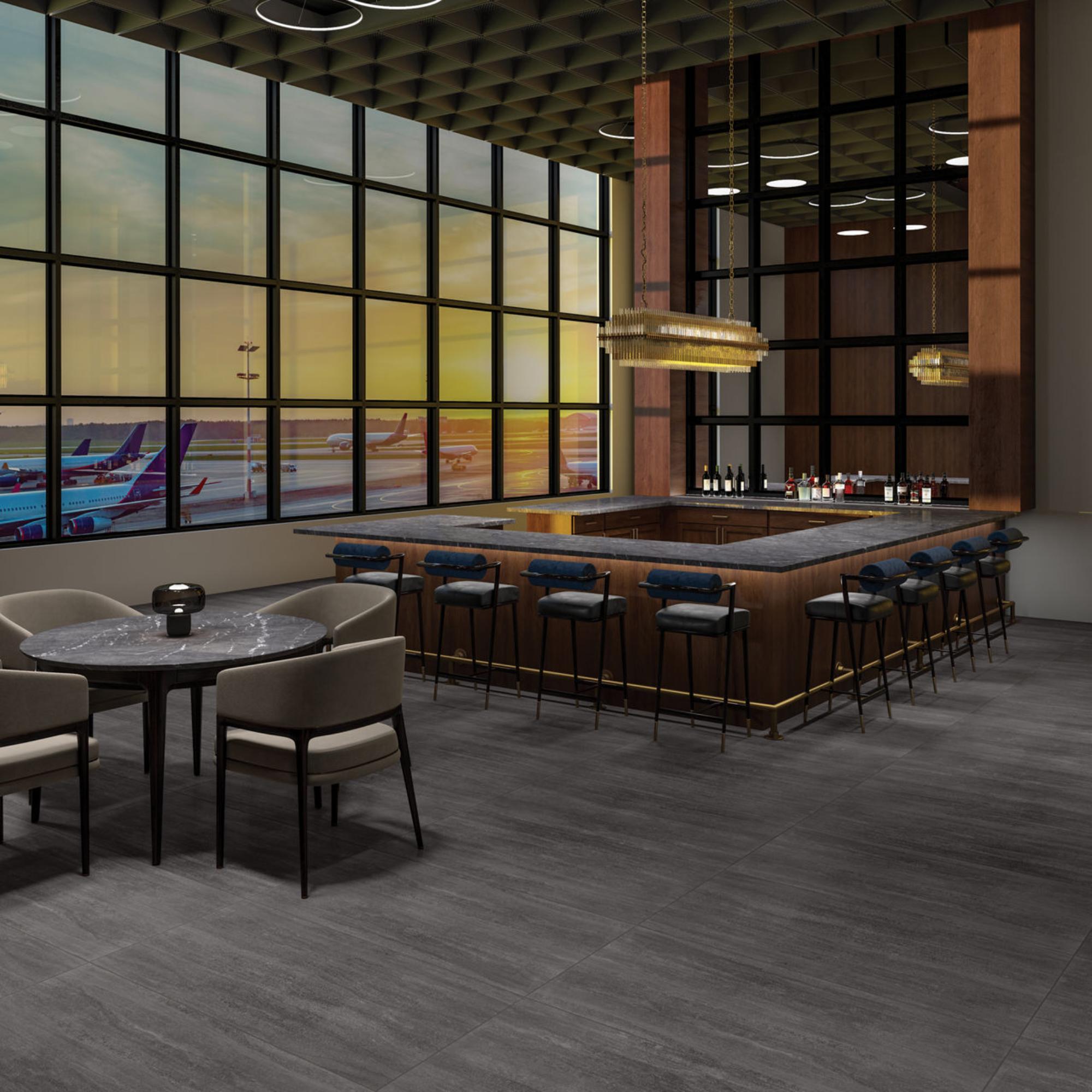 Haddonstone Velvet 12x24 Crosscut Stepwise Matte Porcelain Tile