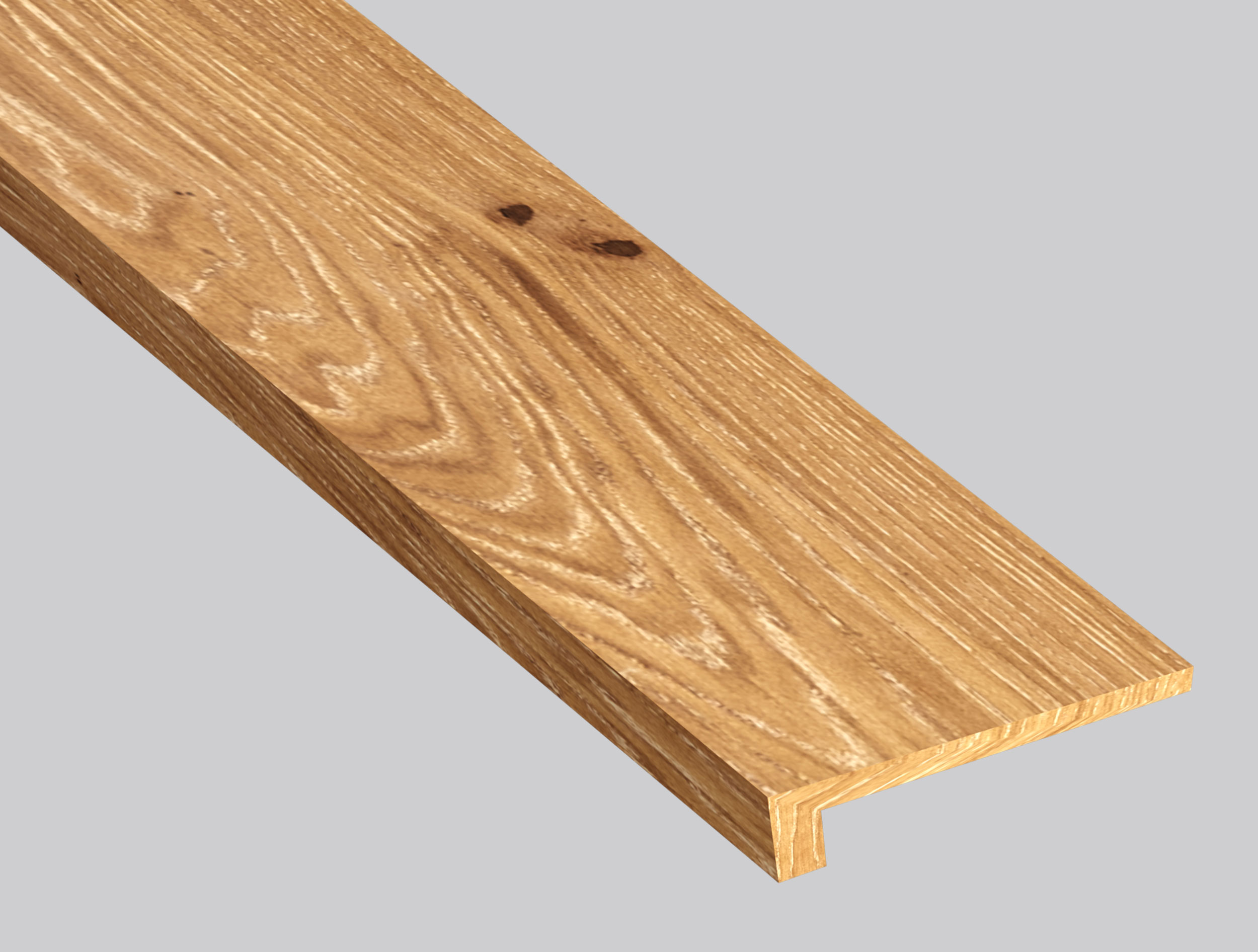 Kentsea Oak 12X47 Eased Edge Luxury Vinyl Stair Tread