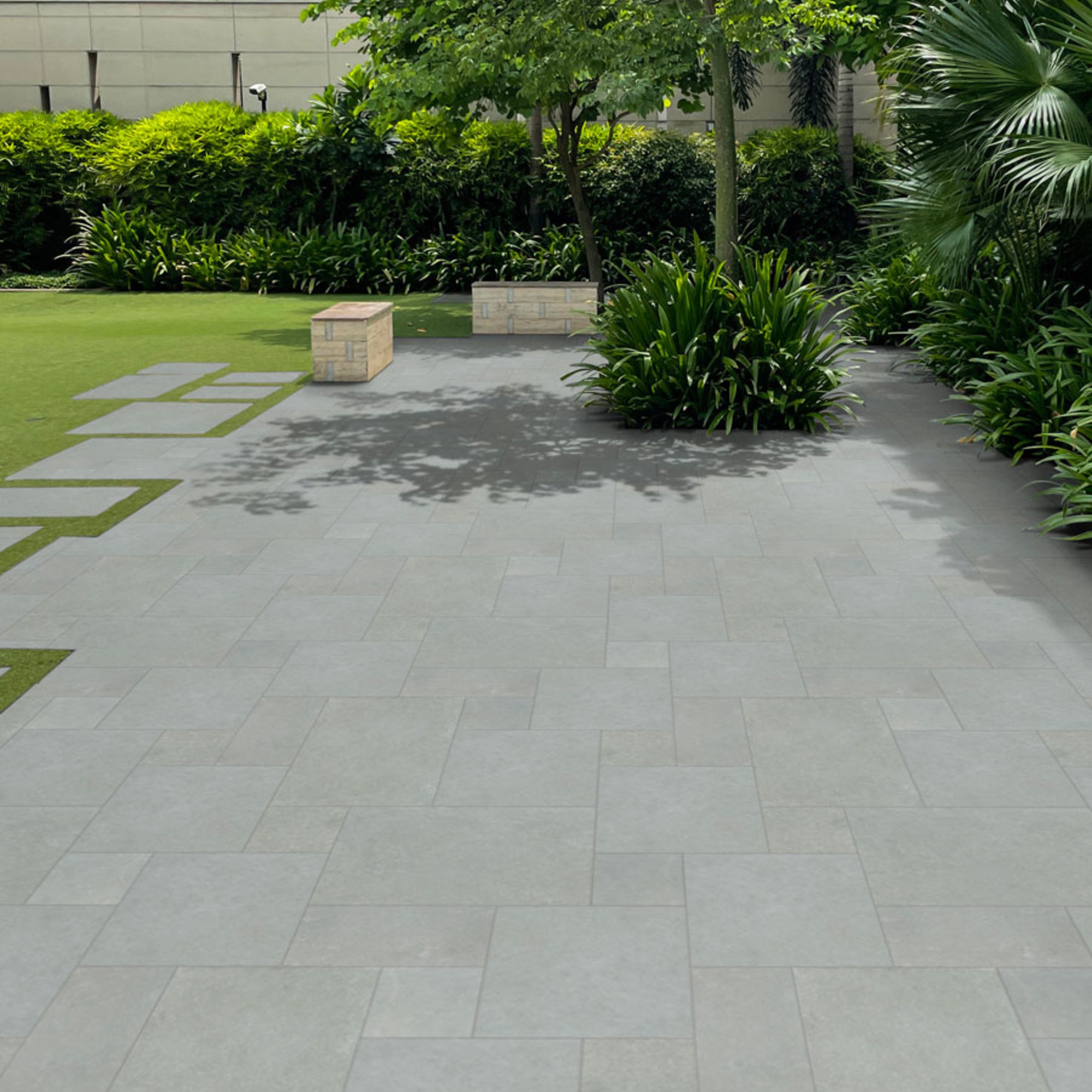 Caribbean Blue 12x96 Natural Limestone Tread