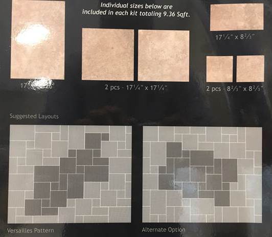 Manoir Crema Versailles Porcelain Pattern Tile