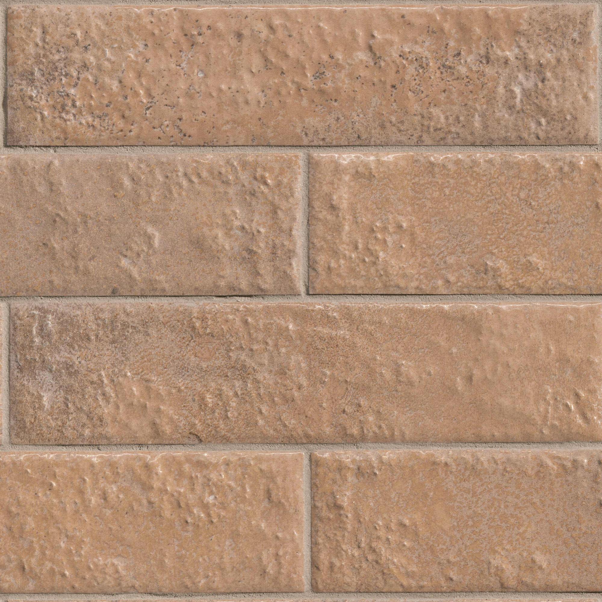 Mattonella Cotto 2.5x10 Satin 3D Porcelain Wall Tile