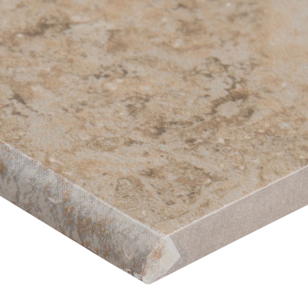 Napa Beige 3X13 Matte Bullnose Ceramic Tile