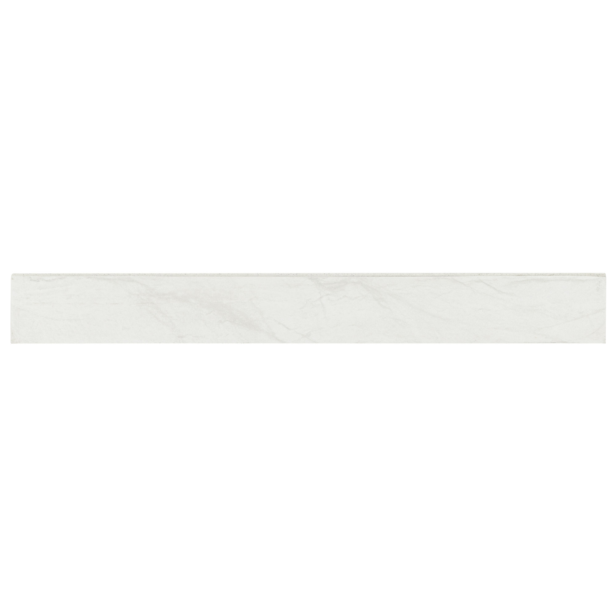 Durban White 3x24 Matte Porcelain Bullnose Tile
