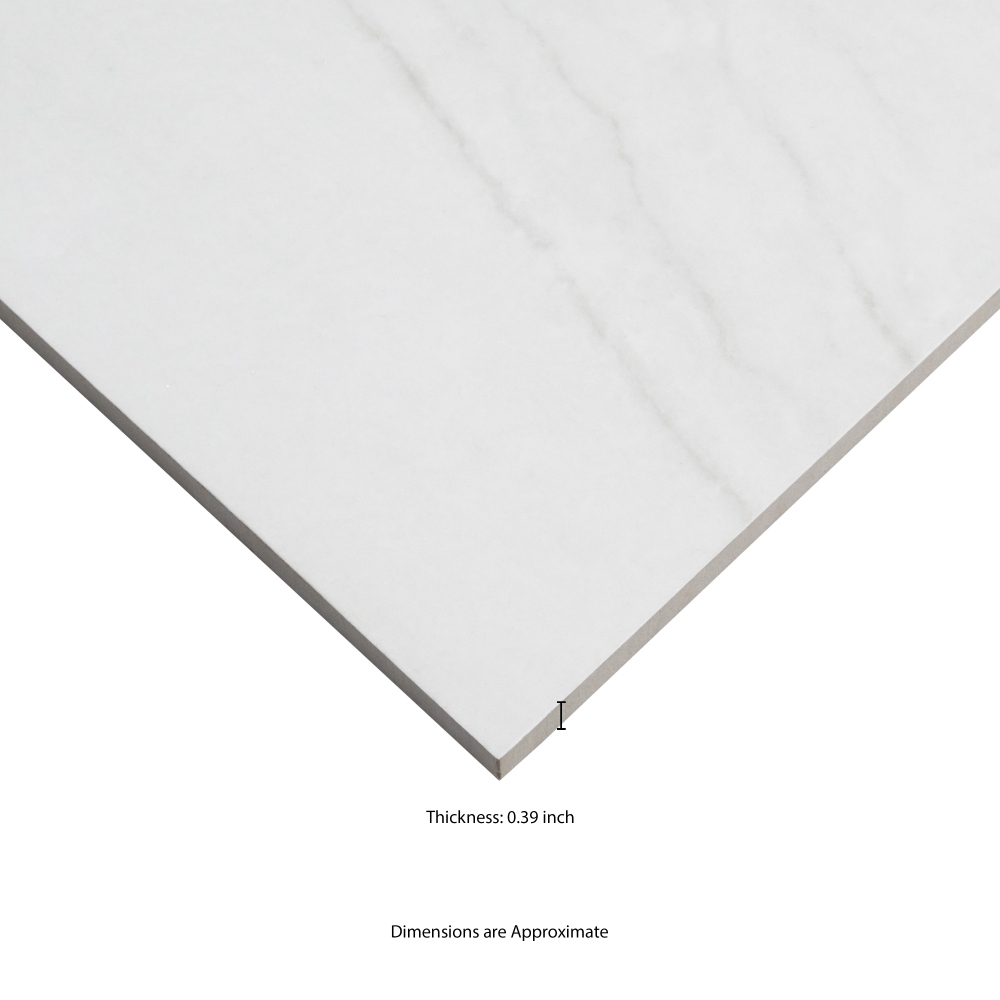 Kaya Zermatta Blanca 24x48 Matte Porcelain Floor Wall Tile