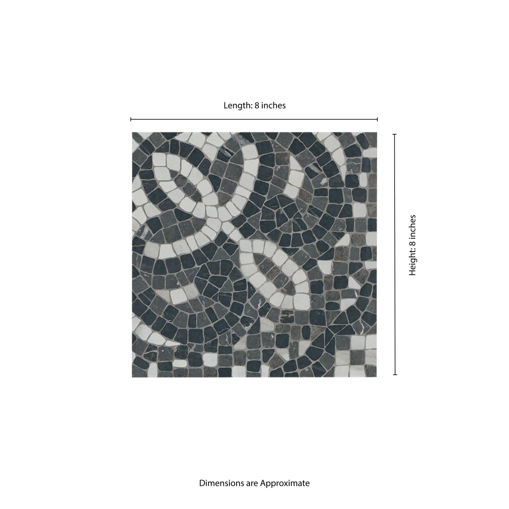 Constantino 8X8 Matte Encaustic Look Porcelain Floor Wall Tile