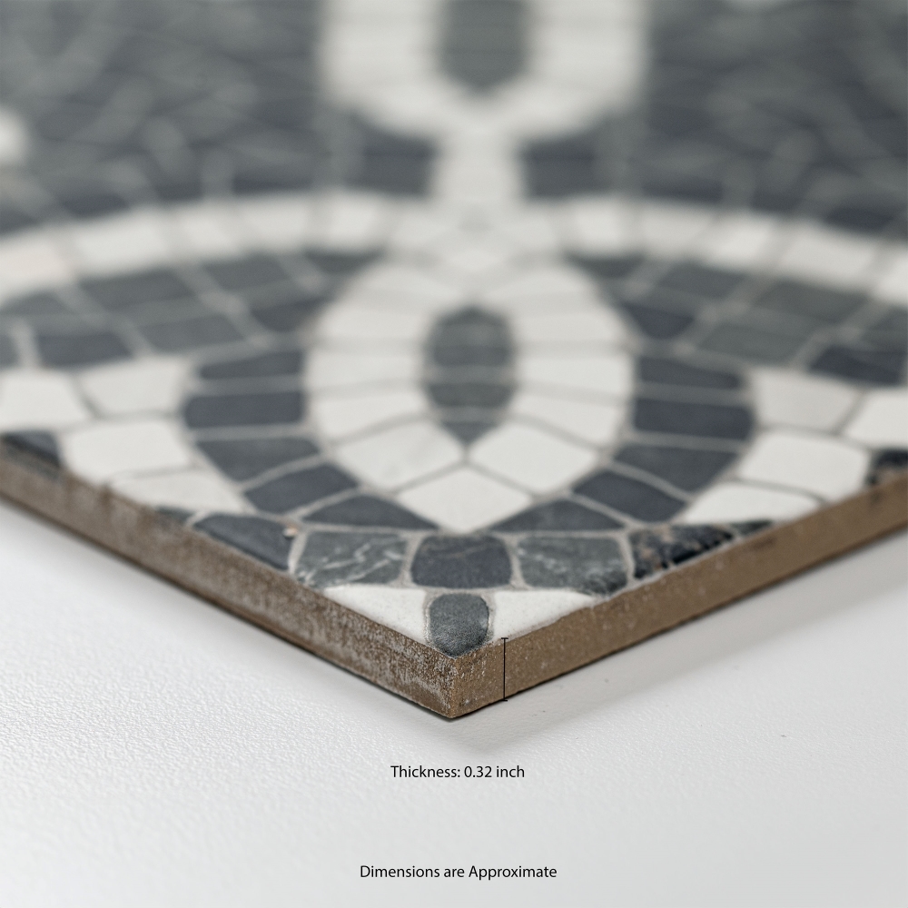 Constantino 8X8 Matte Encaustic Look Porcelain Floor Wall Tile