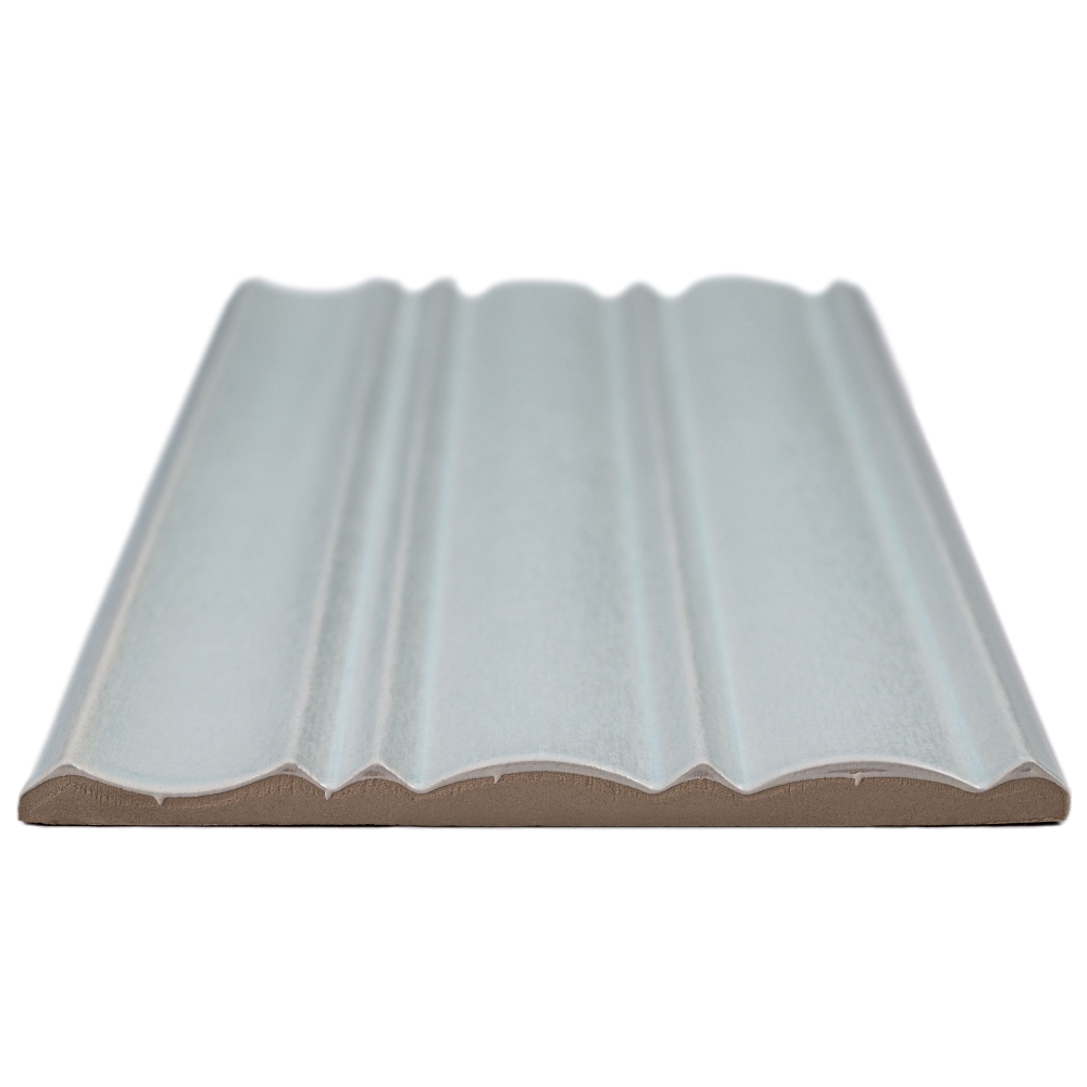 Folk Sky 7x16 Satin Porcelain Fluted Wall Tile