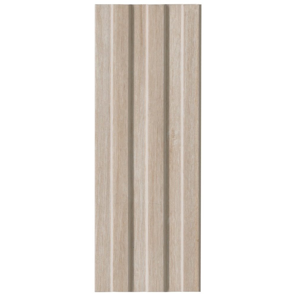 Sinfonia Hiphop Abedul 6x16 Matte Porcelain Fluted Wall Tile