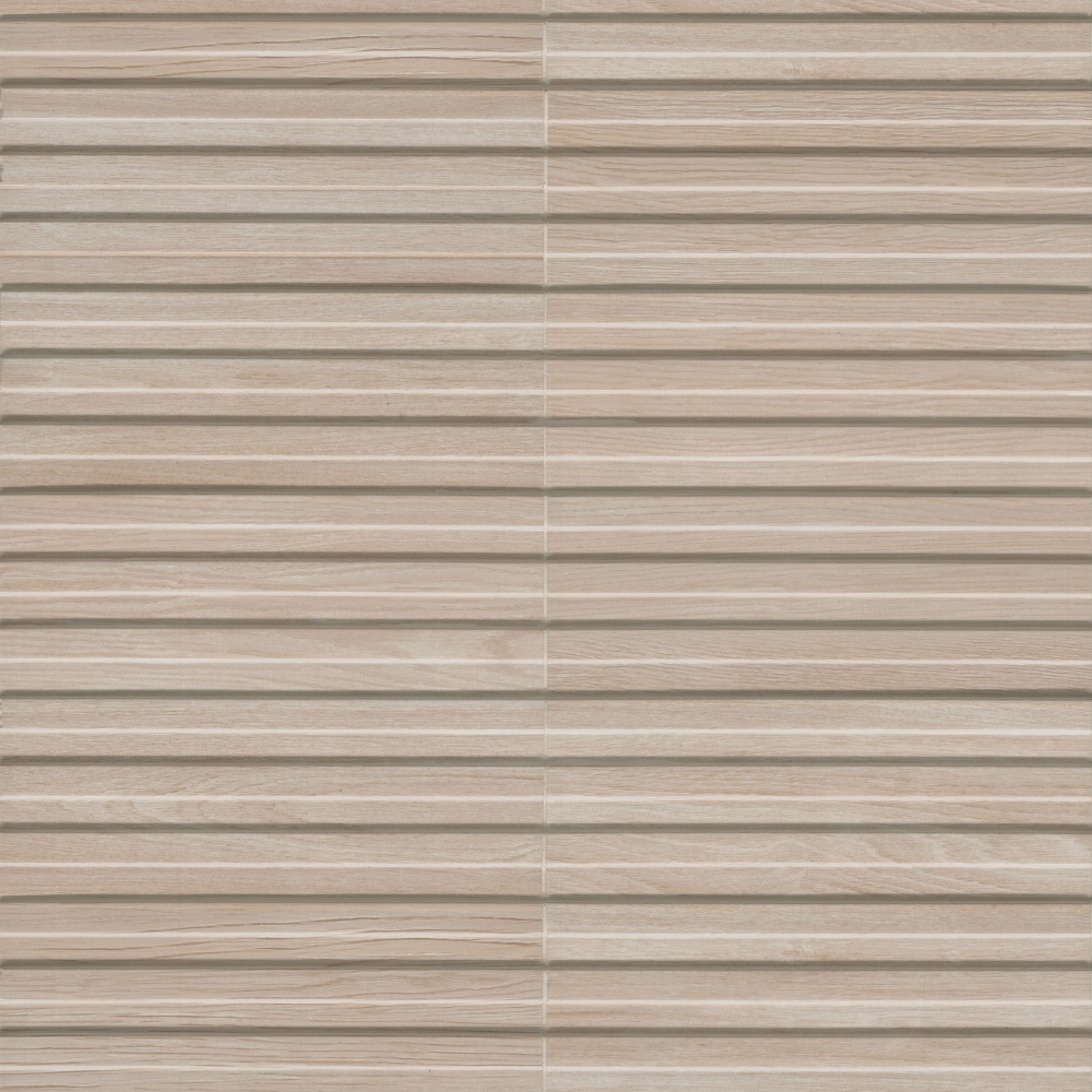 Sinfonia Hiphop Abedul 6x16 Matte Porcelain Fluted Wall Tile