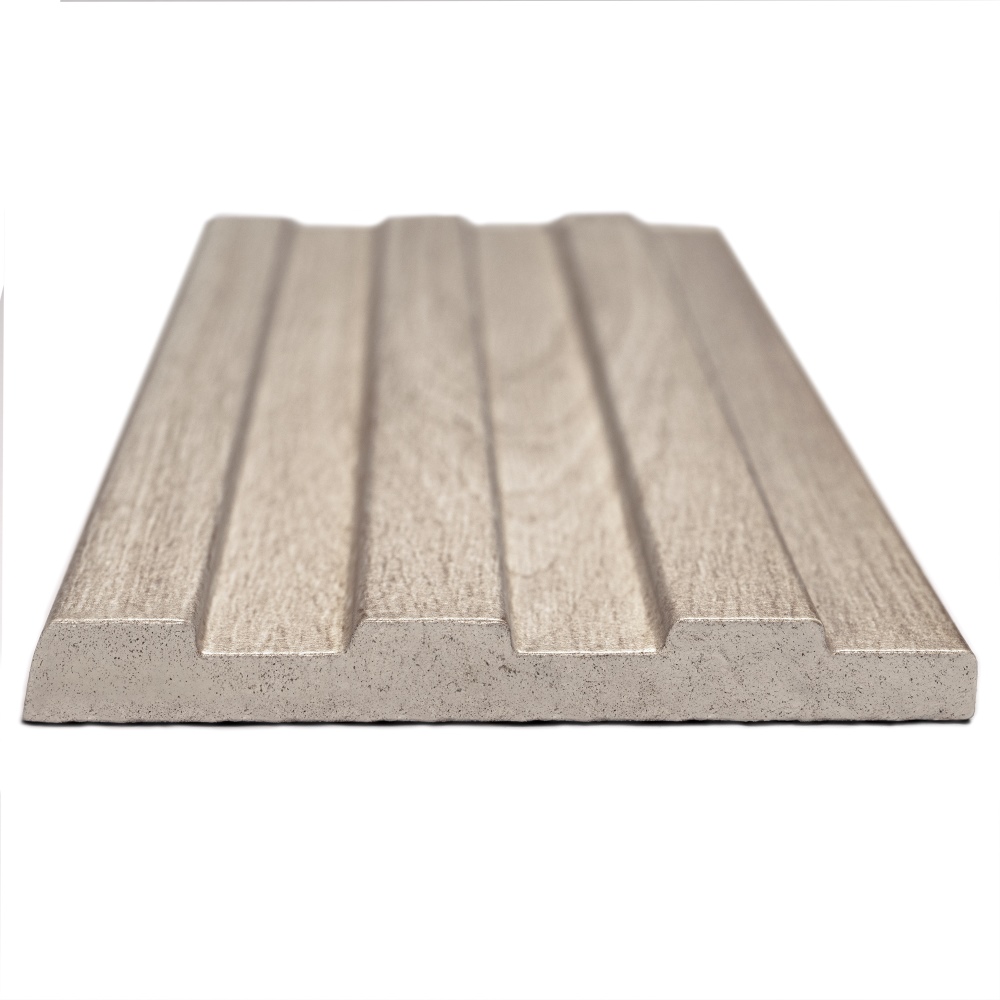 Sinfonia Hiphop Abedul 6x16 Matte Porcelain Fluted Wall Tile